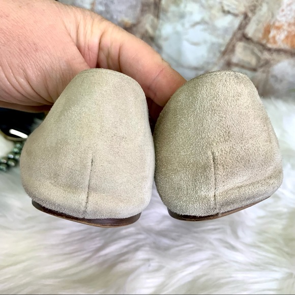J. CREW Buff Suede Sadie D'Orsay Pointed Toe Ballet Flats, 9 - Picture 6 of 10